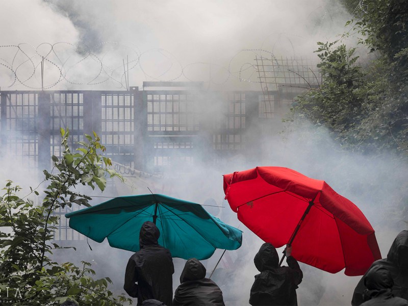 MOVIMENTO NO TAV: DUE ORE DI BATTAGLIA AL CANTIERE DELL’ALTA VELOCITÀ&nbsp;TORINO-LIONE