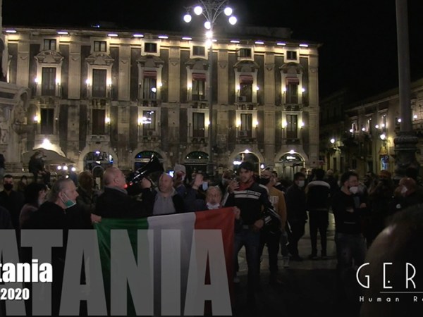 “Tu ci chiudi, tu ci paghi”: le manifestazioni e gli scontri di Catania – Domenica&nbsp;25.10.2020